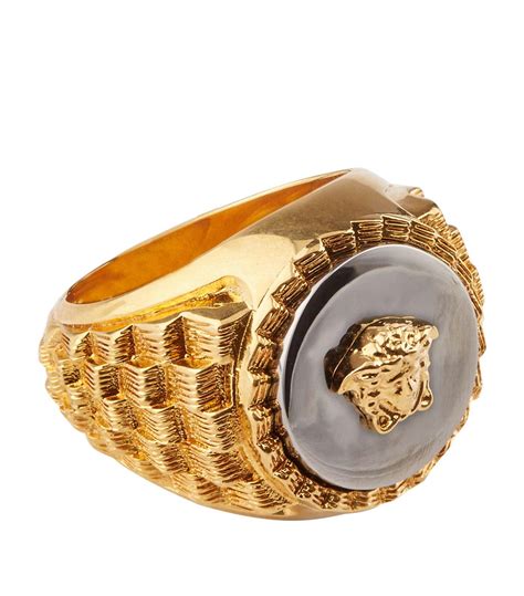 versace ring men silver|versace men's jewellery.